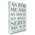 thumbnail image 1 of Stupell Industries Shall Serve Brunch Funny Family Kitchen Word Design Canvas Wall Art by Daphne Polselli, 1 of 3