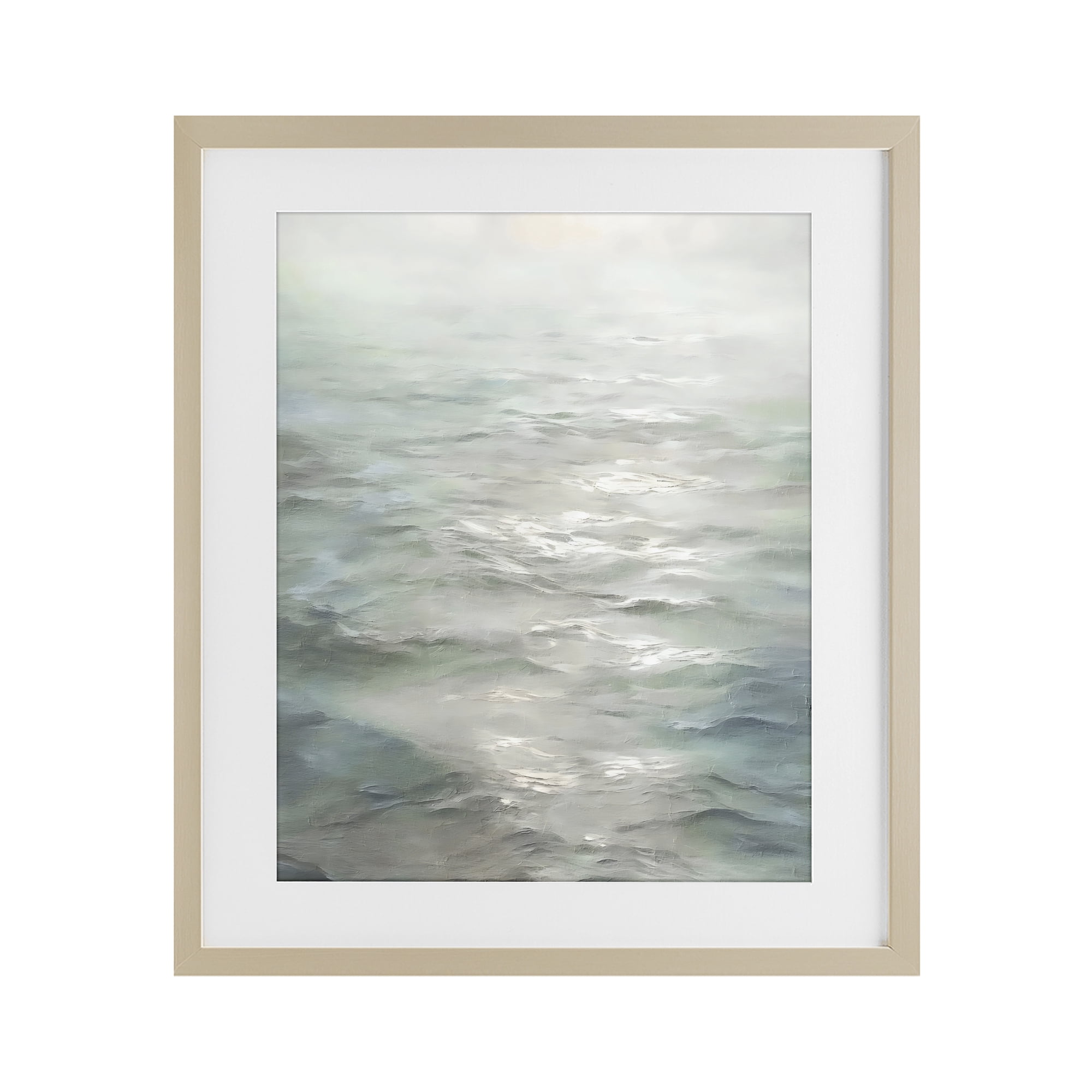Stupell Industries Shallow Reflections on Sea Birch Framed Print Under Glass, design by Riley B