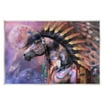 thumbnail image 1 of Stupell Industries Shaman Native Horse Animals & Insects Painting Unframed Art Print Wall Art, 19 x 13, 1 of 7