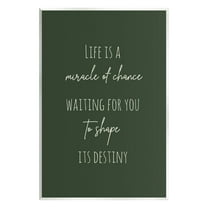Stupell Industries Shape Life's Destiny Phrase Inspirational Painting Unframed Art Print Wall Art, 10 x 15