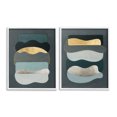 thumbnail image 1 of Stupell Industries Shapes with Glam Details Abstract Painting White Framed Art Print Wall Art, 16 x 20, Set of 2, 1 of 10