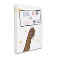 thumbnail image 1 of Stupell Industries She Can and Will Phrase Hand Holding Sign Canvas Wall Art, 30 x 40, Design by Farida Zaman, 1 of 6