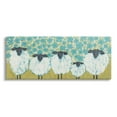thumbnail image 1 of Stupell Industries Sheep Family Blue Daisy Pattern Painting Gallery Wrapped Canvas Print Wall Art, Design by Michele Norman, 1 of 7