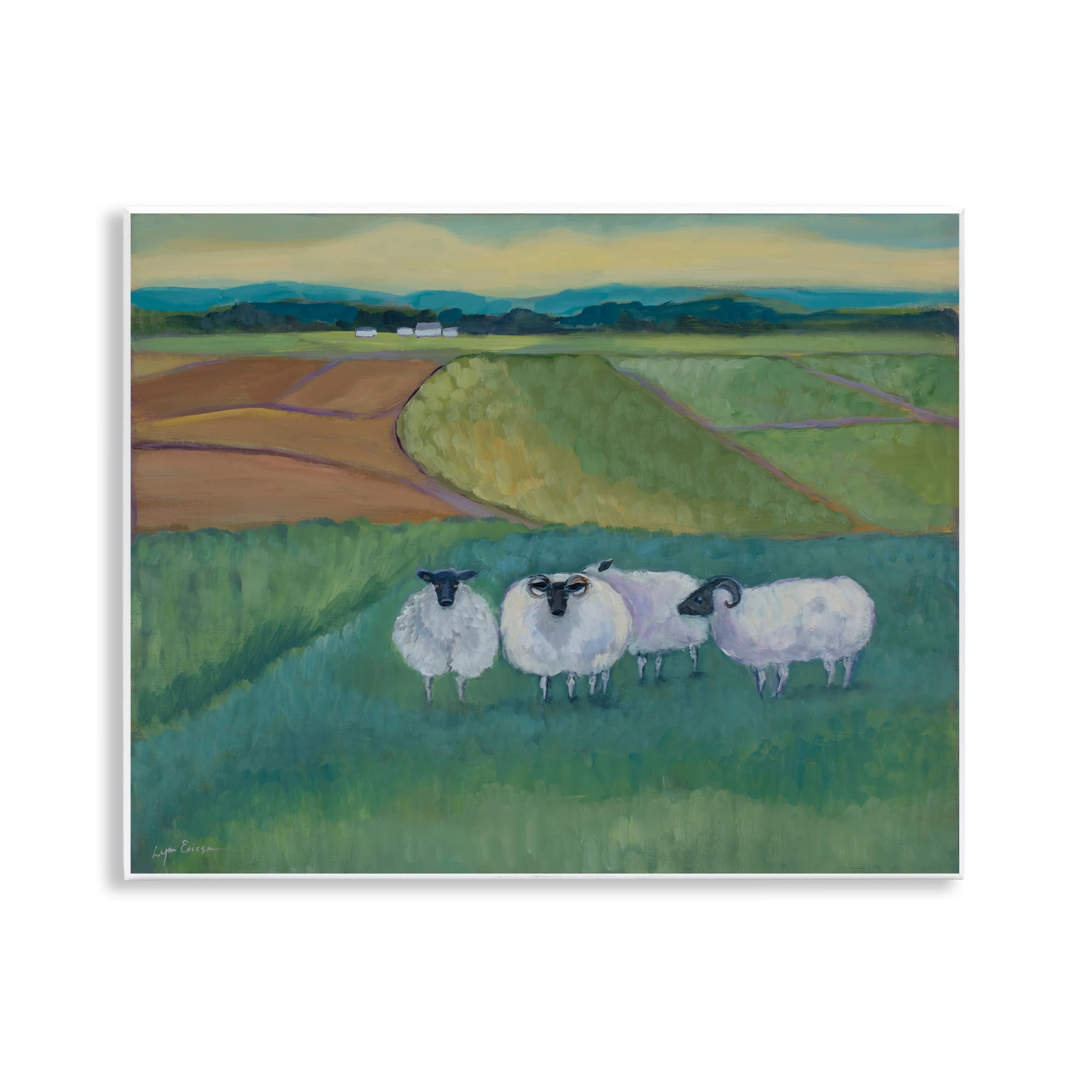Stupell Industries Sheep Herd Meetup Wall Plaque Art, design by Lynn Ericson Fine Art