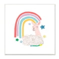 thumbnail image 1 of Stupell Industries Sheep Relaxing Smiling Rainbow Stars Adorable Design, 12 x 12, Design by June Erica Vess, 1 of 5
