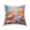 thumbnail image 1 of Stupell Industries Shells on Beach Shore Decorative Printed Throw Pillow, 18 x 18, 1 of 8