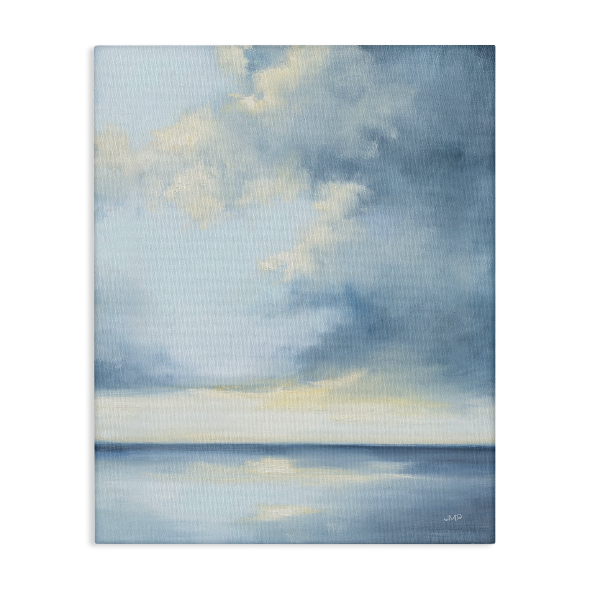 Stupell Industries Shimmering Sea Bright Nautical & Beach Painting Wrapped Canvas Art Print Wall Art, 30 x 40