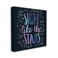 thumbnail image 1 of Stupell Industries Shine Like Stars Phrase Cosmic Typography Constellation Sketch, 24 x 24, Designed by Jackie Quigley, 1 of 1