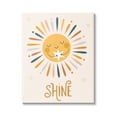 thumbnail image 1 of Stupell Industries Shine Phrase Uplifting Sun Rays Hugging Star Graphic Art Gallery Wrapped Canvas Print Wall Art, Design by Ilis Aviles, 1 of 7