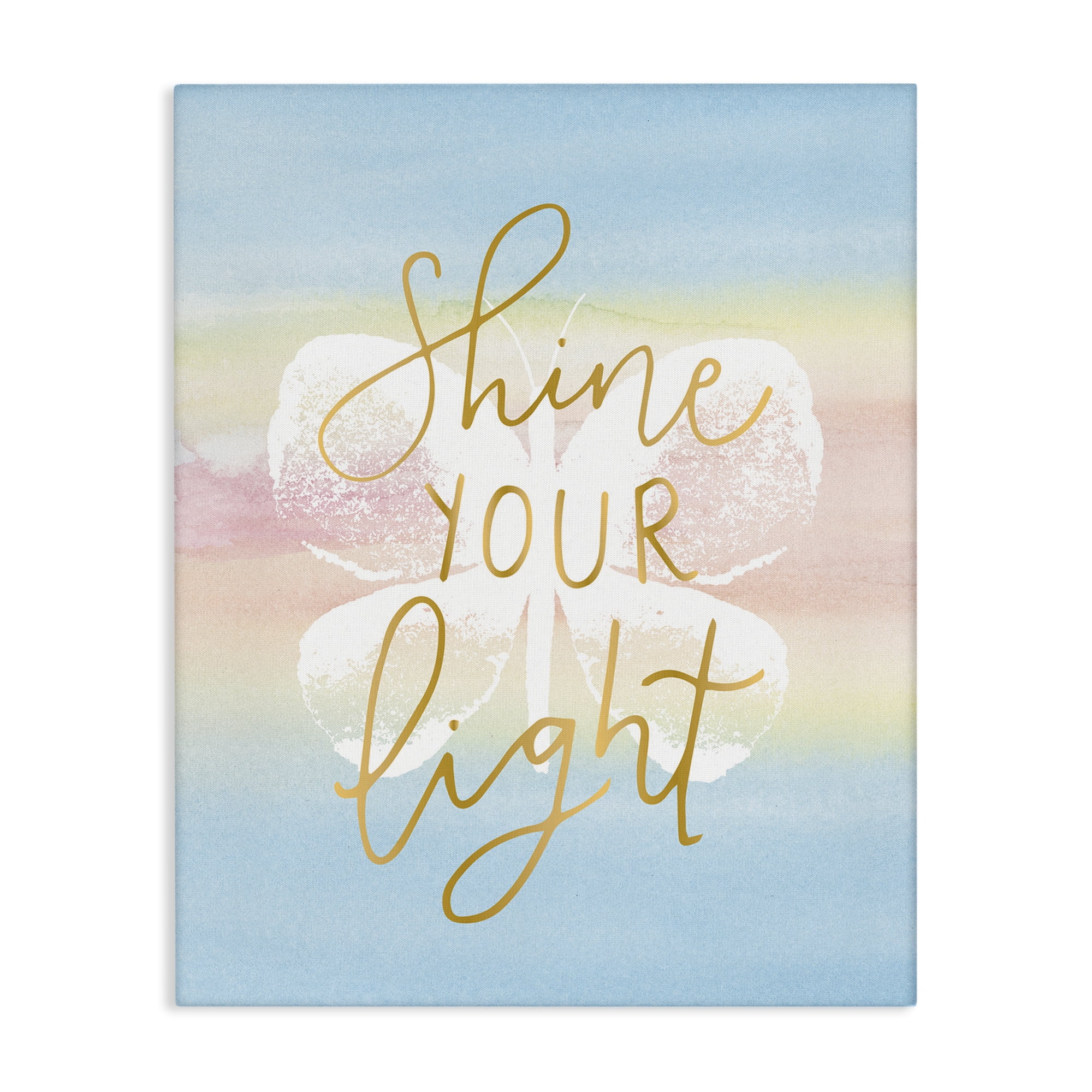 Stupell Industries Shine Your Light Animals & Insects Painting Gallery Wrapped Canvas Art Print Wall Art, 24 x 30
