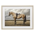 thumbnail image 1 of Stupell Industries Rustic Lodge Shiny Mare Saddled Up Birch Framed Print Under Glass, 20 x 14, by Petals Prints Design, 1 of 8