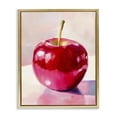 thumbnail image 1 of Stupell Industries Contemporary Shiny Red Apple Reflection Gold Floating Frame Canvas Art, 25 x 31, by The Prints Vibe, 1 of 8
