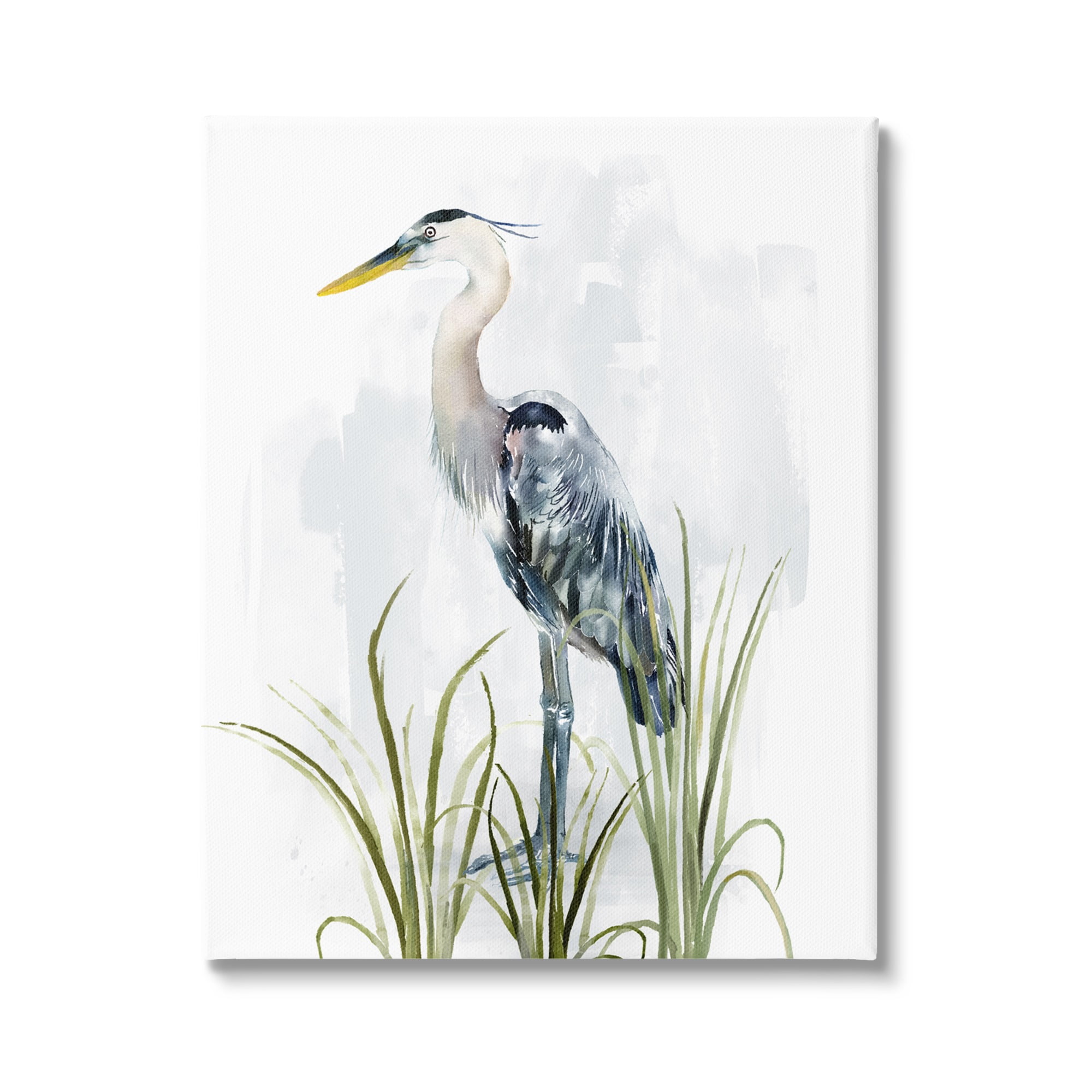Stupell Industries Shore Bird Looking Left Animals & Insects Painting Gallery Wrapped Canvas Art Print Wall Art, 30 x 40
