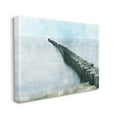 thumbnail image 1 of Stupell Industries Shoreline Beach Piling Landscape Nautical Ocean Horizon Nature Painting Gallery Wrapped Canvas Print Wall Art, 24 x 30, 1 of 6