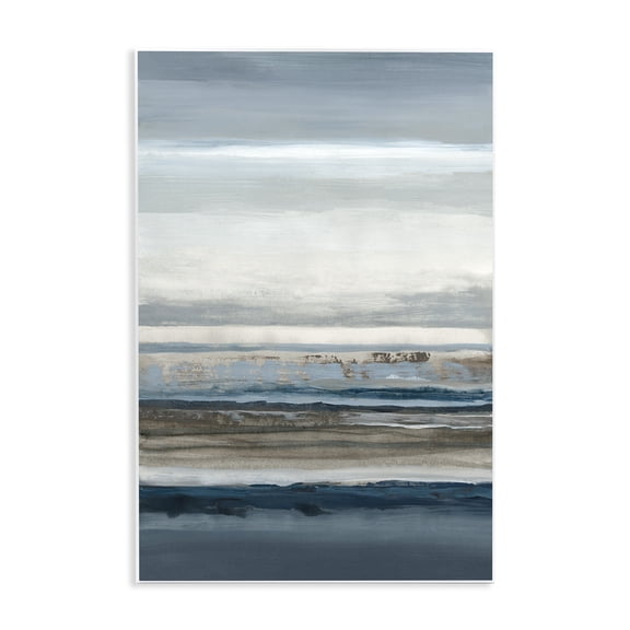 Stupell Industries Shoreline Echoes Abstraction Wall Plaque Art design by Hannah Dawson, 15 x 10