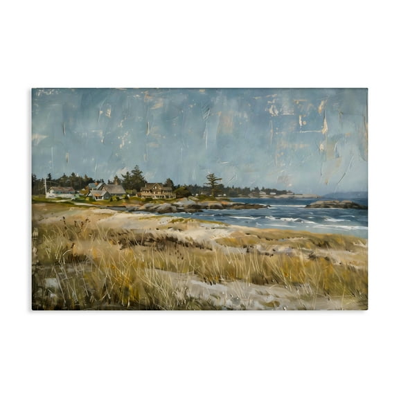 Stupell Industries Shoreline Splendor View Canvas Wall Art design by LSR Creative Studio, 16 x 24