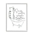 thumbnail image 1 of Stupell Industries Shower Together Funny Ink Drawing Bathroom Design, 11 x 14,Design by Milli Villa, 1 of 7