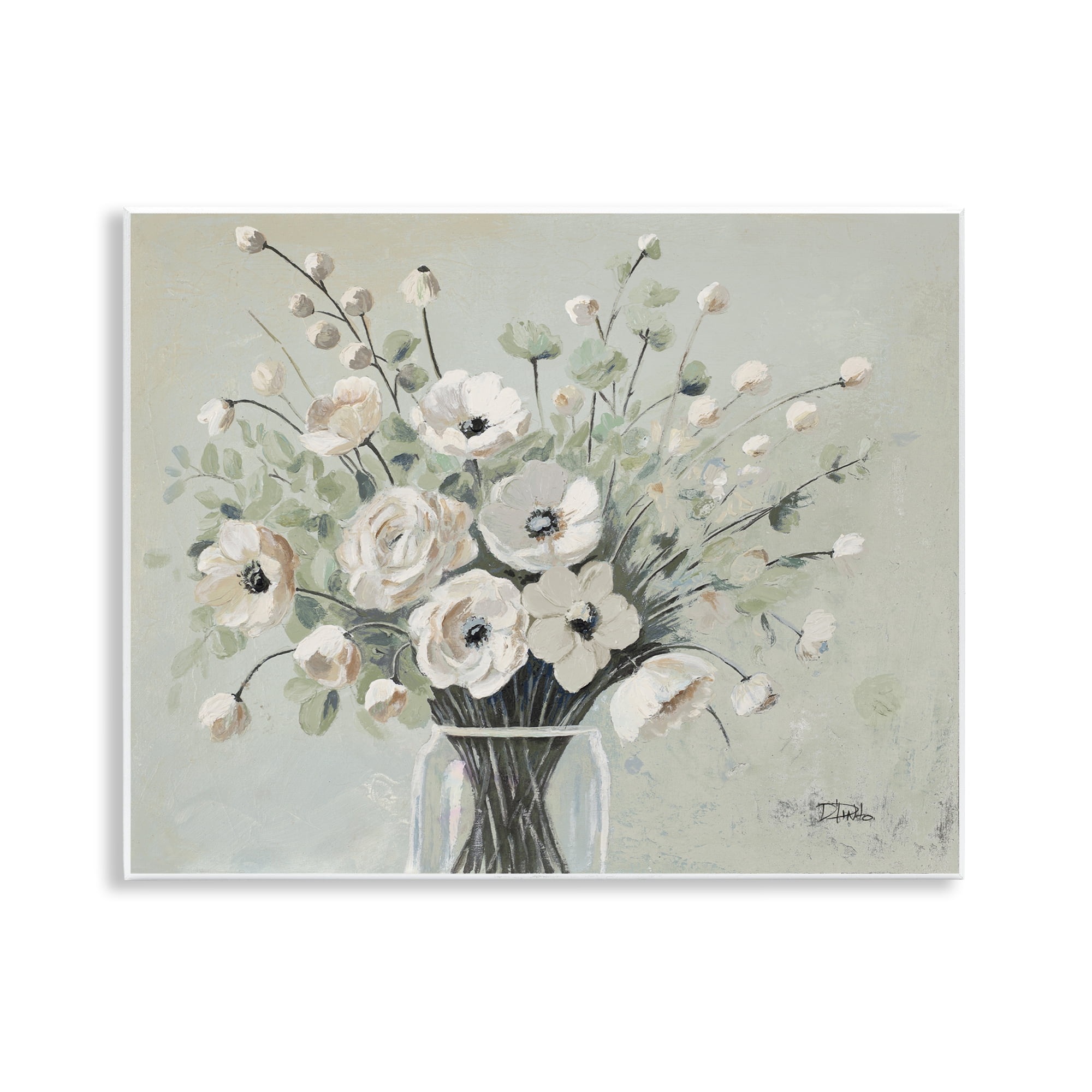 Stupell Industries Siempre Bella Bouquet Wall Plaque Art, design by Patricia Pinto