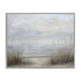 thumbnail image 1 of Stupell Industries Coastal Silent Beach with Seaside Dunes Gray Framed Giclee Art, 30 x 24, by Petals Prints Design, 1 of 8