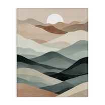 Stupell Industries Silent Dawn Landscape Landscape Painting Gallery Wrapped Canvas Art Print Wall Art, 16 x 20