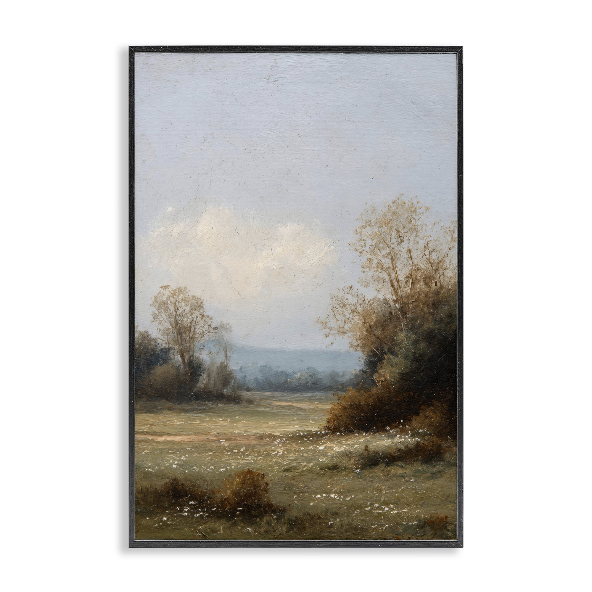 Stupell Industries Silent Little Meadow Black Framed Giclee Art, design by Petal Prints Design
