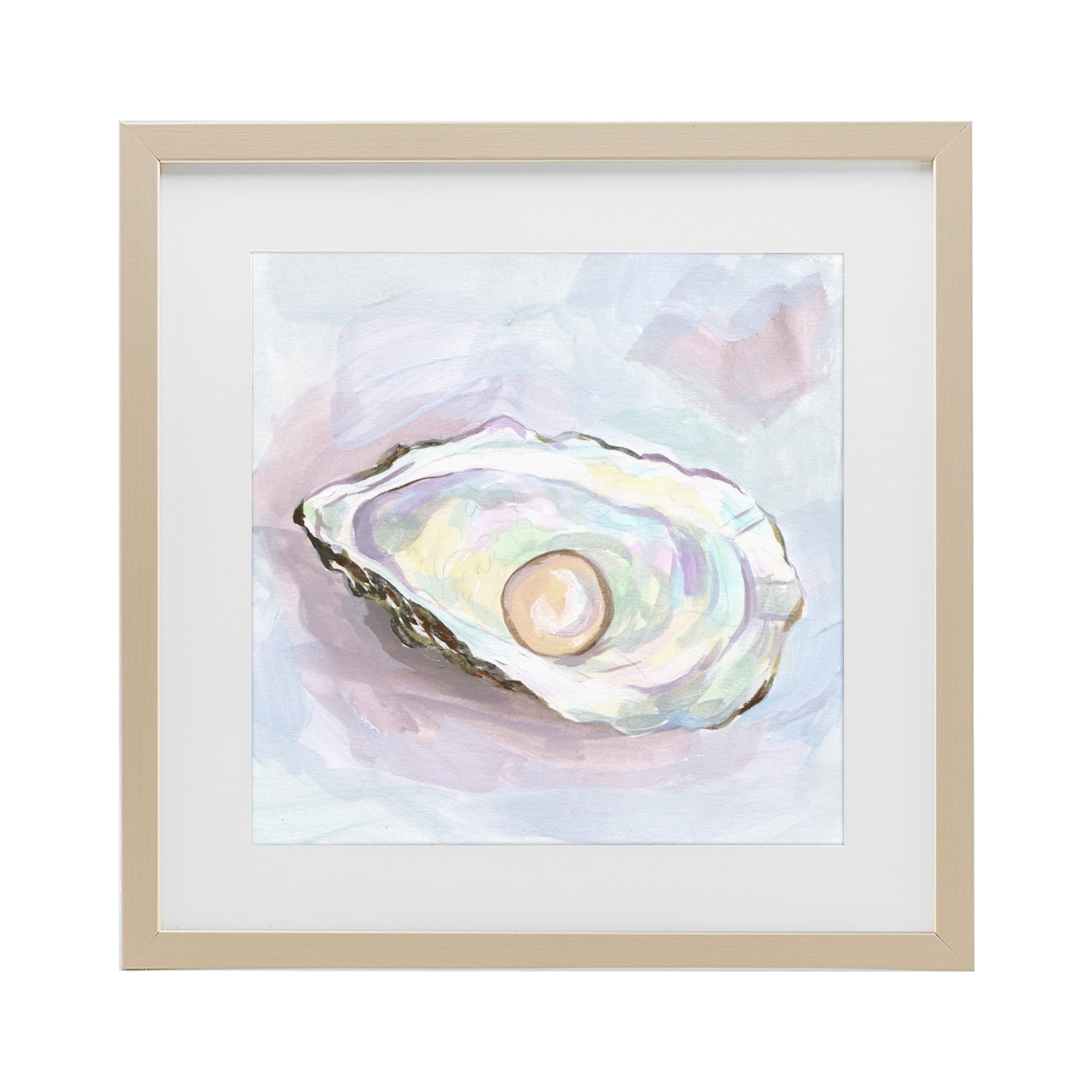Stupell Industries Silent Opal Oyster Birch Framed Print Under Glass, design by Melissa Wang