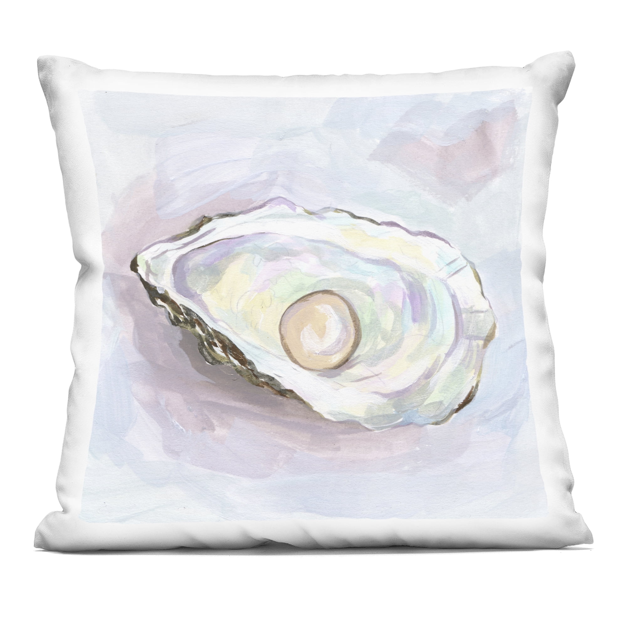 Stupell Industries Silent Opal Oyster Decorative Printed Throw Pillow, design by Melissa Wang