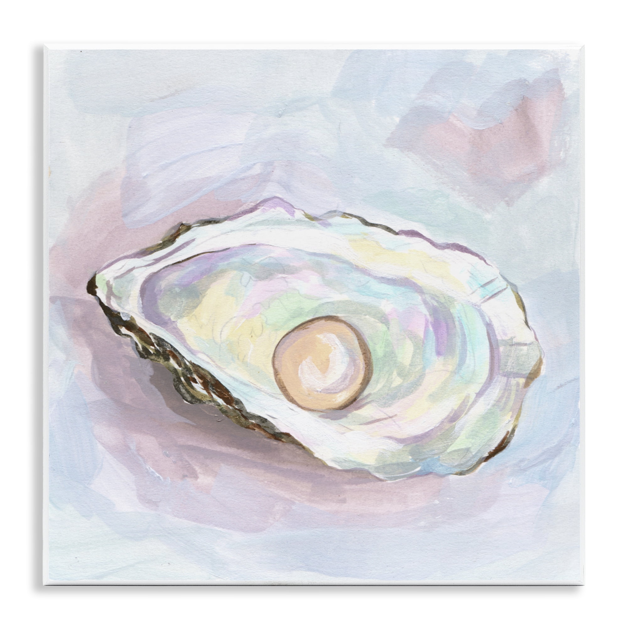 Stupell Industries Silent Opal Oyster Wall Plaque Art, design by Melissa Wang