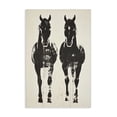 thumbnail image 1 of Stupell Industries Rustic Lodge Silhouetted Horse Couple Canvas Art, 20 x 30, by Petals Prints Design, 1 of 8
