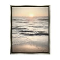 thumbnail image 1 of Stupell Industries Silver & Gold Sunset Photography Coastal Photography Gray Floater Framed Art Print Wall Art, 1 of 6