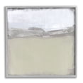 thumbnail image 1 of Stupell Industries Silver Ribbon Abstract Horizon Neutral Tone Landscape Abstract Painting Gray Framed Art Print Wall Art, 24 x 24, 1 of 7