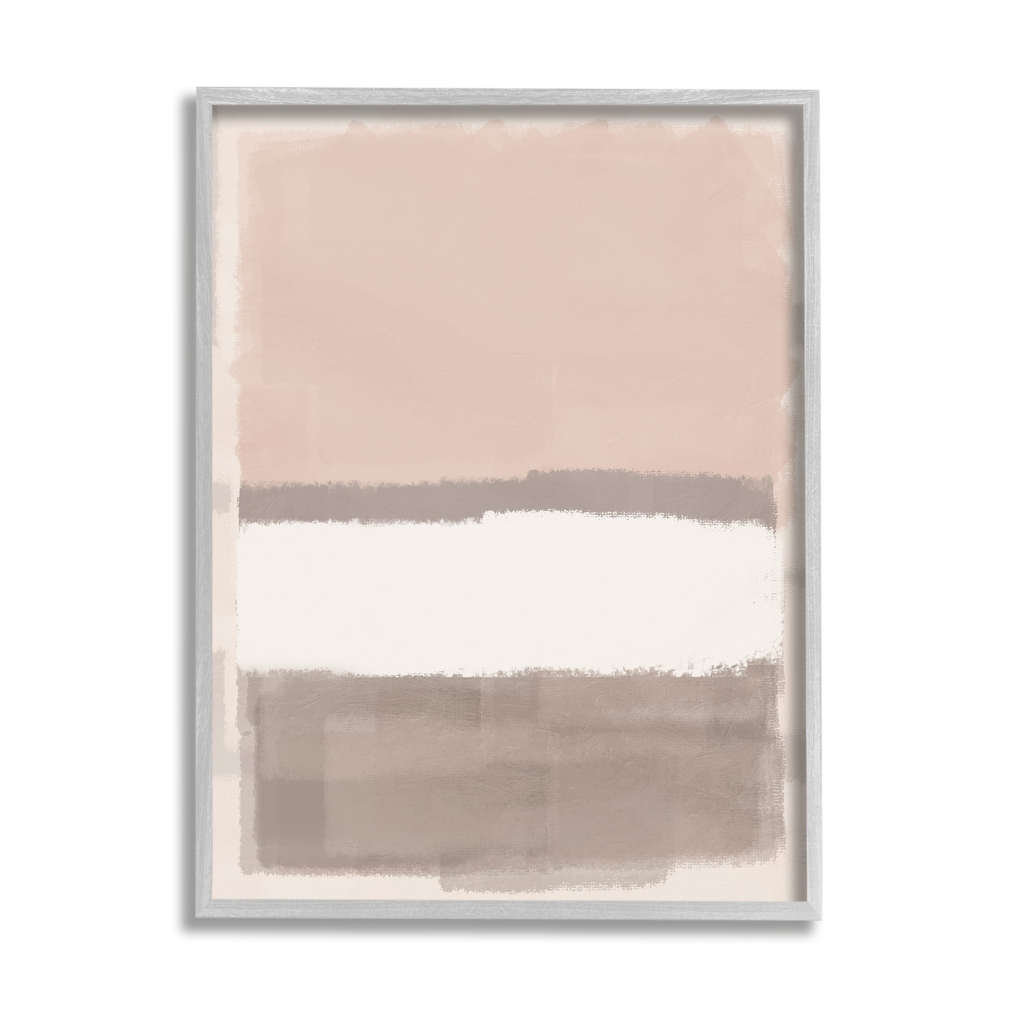 Stupell Industries Simple Abstract Watercolor Neutral Tones Collage, 16 x 20, Design by Marcus Prime