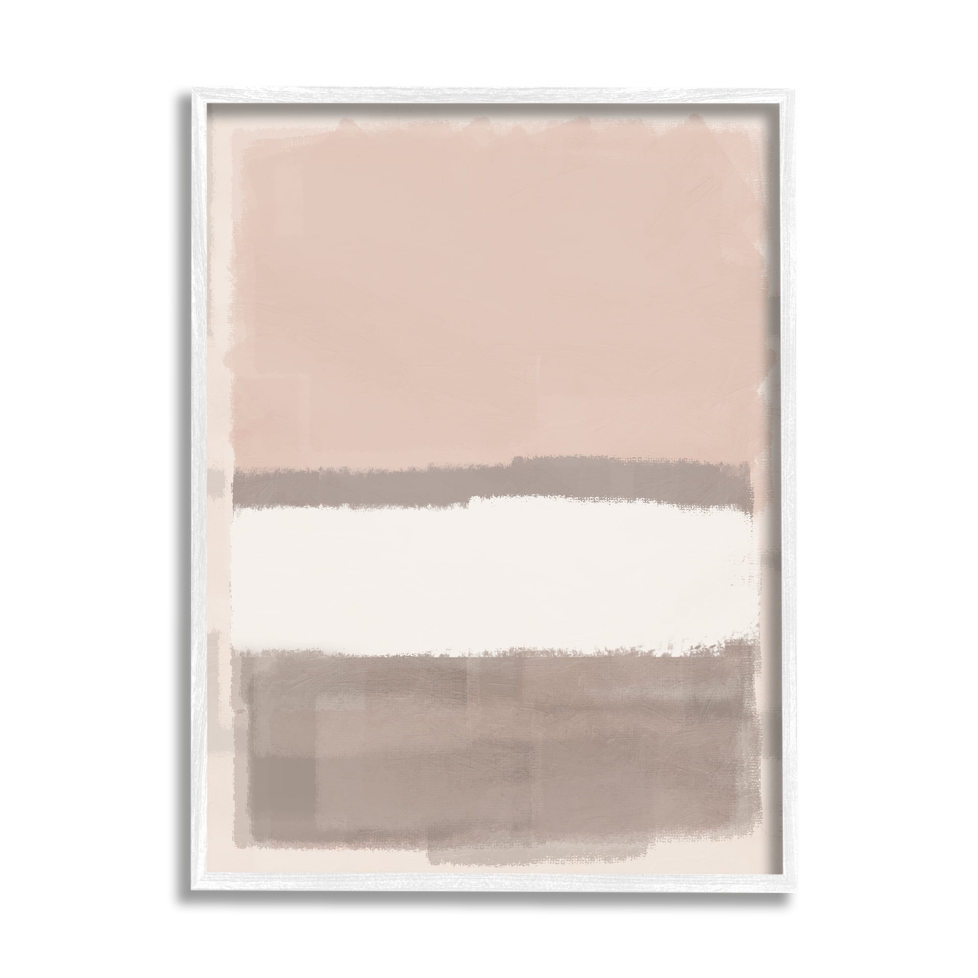 Stupell Industries Simple Abstract Watercolor Neutral Tones Collage, 16 x 20, Design by Marcus Prime