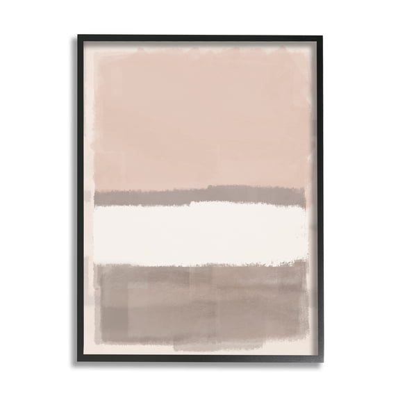 Stupell Industries Simple Abstract Watercolor Neutral Tones Collage, 24 x 30, Design by Marcus Prime