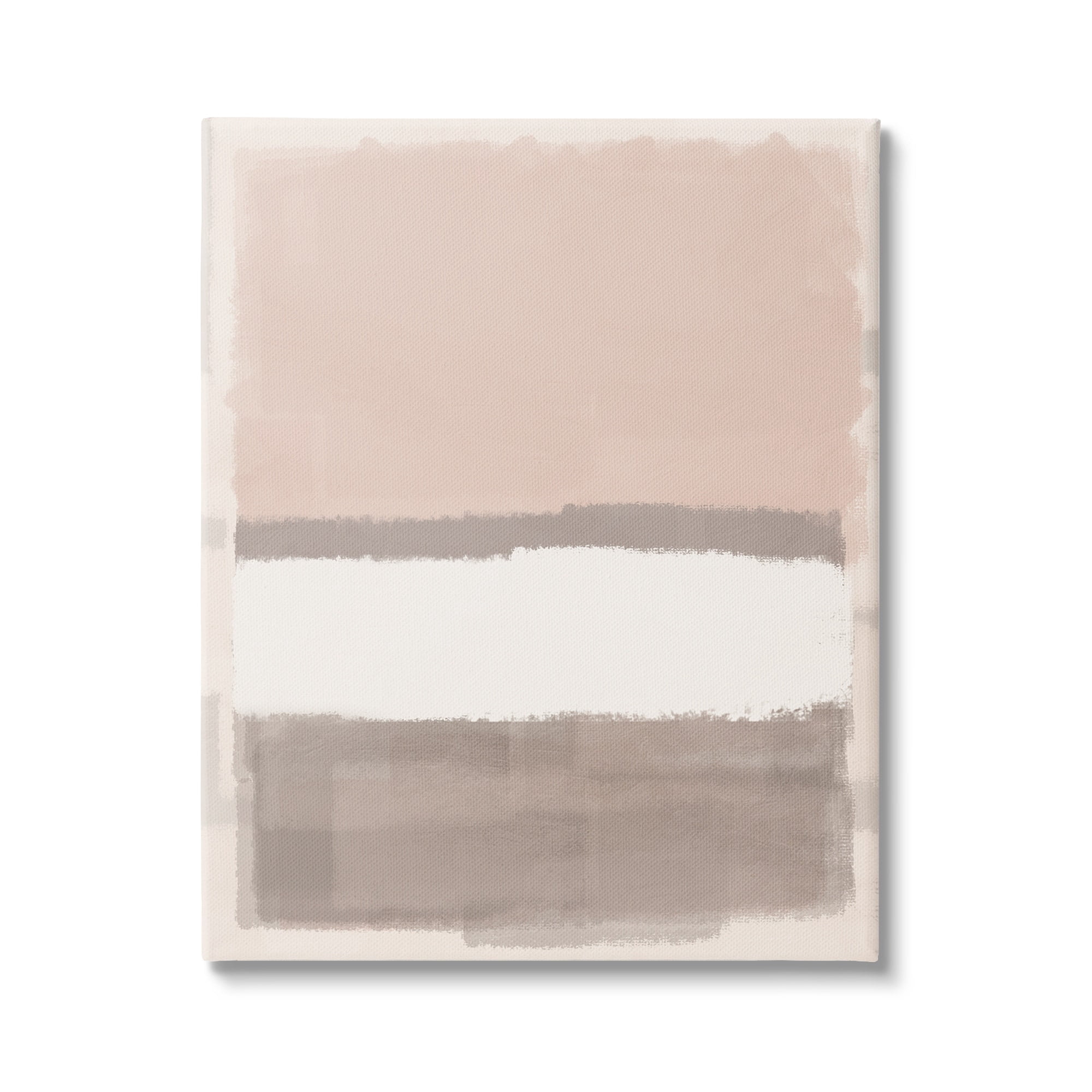 Stupell Industries Simple Abstract Watercolor Neutral Tones Collage Gallery-Wrapped Canvas Print Wall Art, 16x20, by Marcus Prime