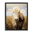 thumbnail image 1 of Stupell Industries Farmhouse Simple Belle Cow Portrait Black Floating Frame Canvas Art, 17 x 21, by Marcus Prime, 1 of 8