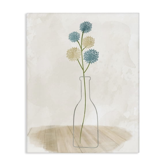 Stupell Industries Simple Bud Vase Botanical & Floral Painting Gallery Wrapped Canvas Art Print Wall Art, 30 x 40