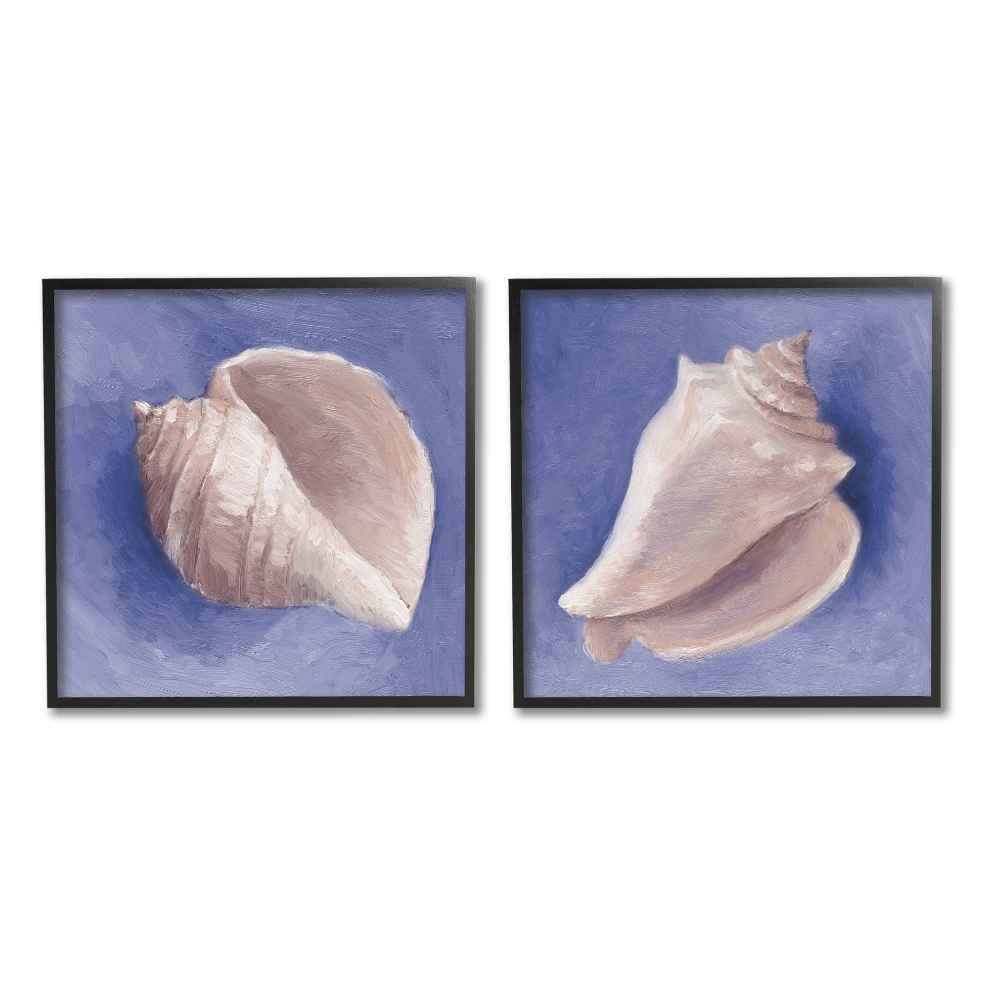 Stupell Industries Simple Classic Seashell Conch Still Life Painting , 12 x 12, Design by Lanie Loreth
