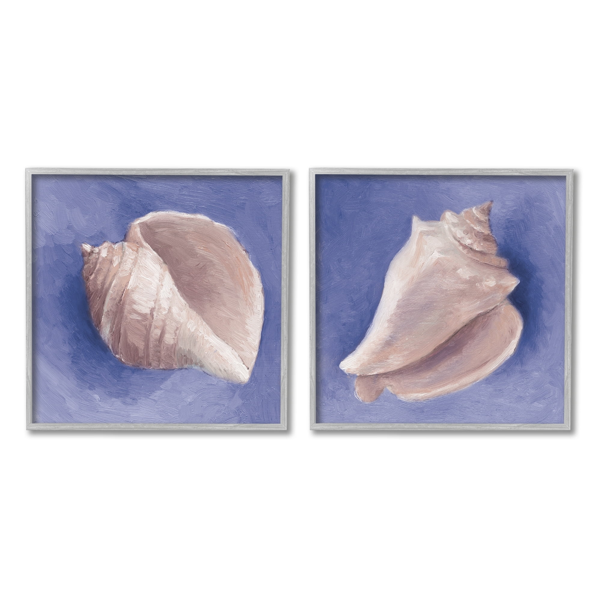 Stupell Industries Simple Classic Seashell Conch Still Life Painting , 12 x 12, Design by Lanie Loreth