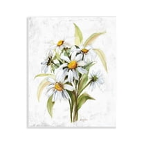 Stupell Industries Simple Daisy Bundle Botanical & Floral Painting Unframed Art Print Wall Art, 11 x 14