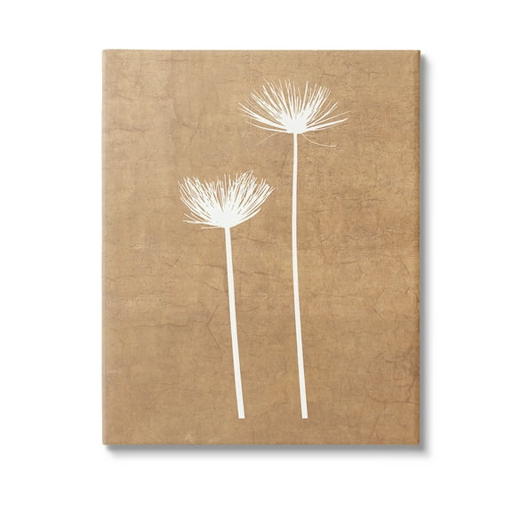 Stupell Industries Simple Dandelion Sprigs Botanical & Floral Painting Gallery Wrapped Canvas Art Print Wall Art, 16 x 20