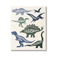 thumbnail image 1 of Stupell Industries Simple Dinosaur Types Silhouette Names Diagram , 36 x 48, Design by Lil' Rue, 1 of 7