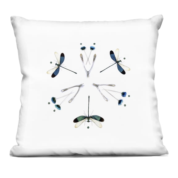 Stupell Industries Simple Dragonfly Symmetry Decorative Printed Throw Pillow, design by Beth Adoette, 18 x 7 x 18
