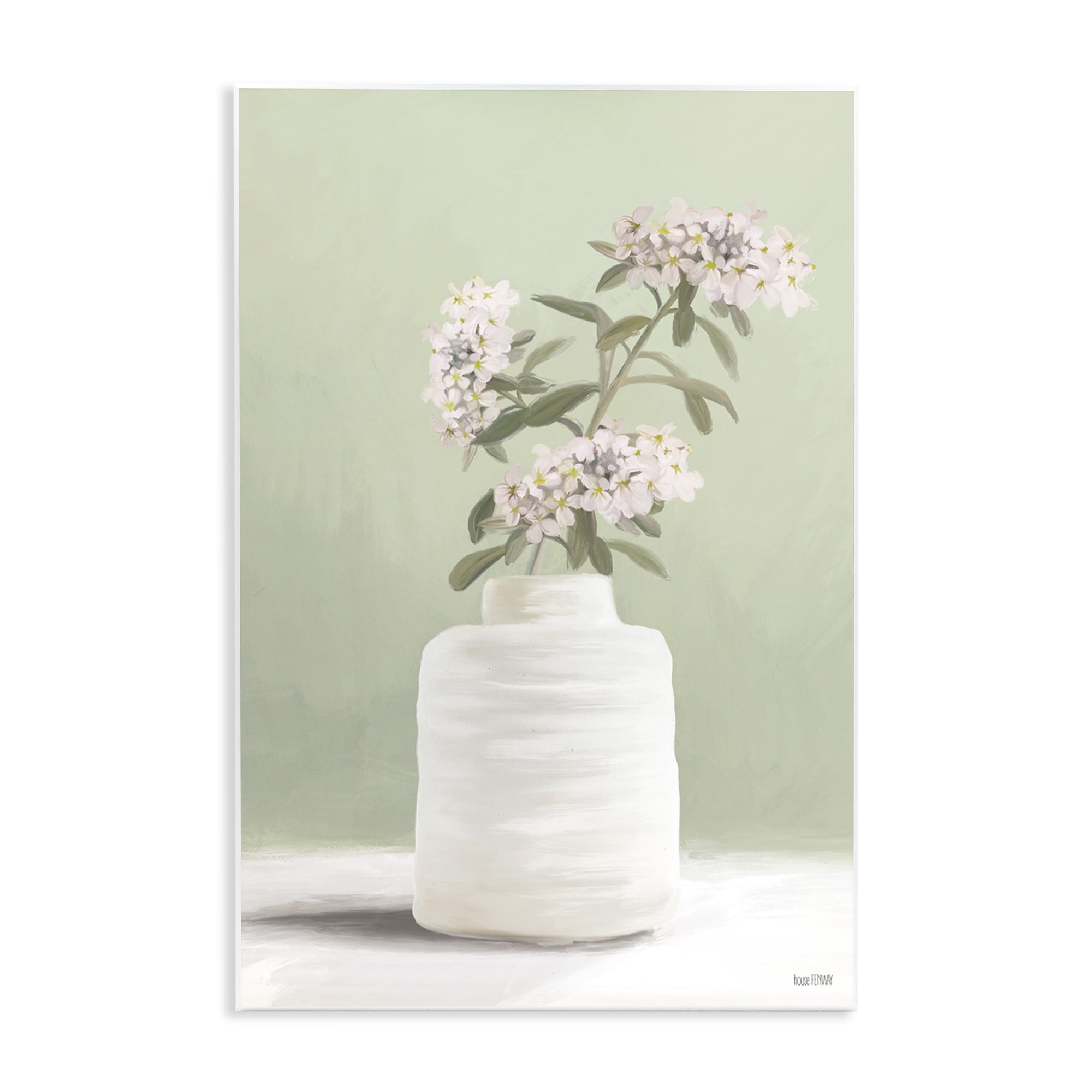 Stupell Industries Simple Herb Vase Botanical & Floral Painting Unframed Art Print Wall Art, 10 x 15