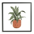 thumbnail image 1 of Stupell Industries Simple House Plant Green Leaves Terracotta Planter Painting , 17 x 30, Design by Lanie Loreth, 1 of 6