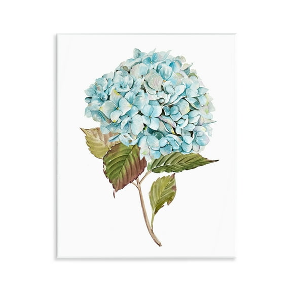 Stupell Industries Simple Hydrangea Bud Botanical & Floral Painting Unframed Art Print Wall Art, 11 x 14