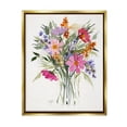 thumbnail image 1 of Stupell Industries Simple Mixed Bouquet Botanical & Floral Painting Gold Floater Framed Canvas Art Print Wall Art, 17 x 21, 1 of 10