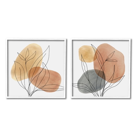 Stupell Industries Simple Neutral Southwestern Tones Botanical Plant Design, 24 x 24, Design by Carol Robinson