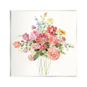 Stupell Industries Simple Spring Blossoms Botanical & Floral Painting Unframed Art Print Wall Art, 12 x 12