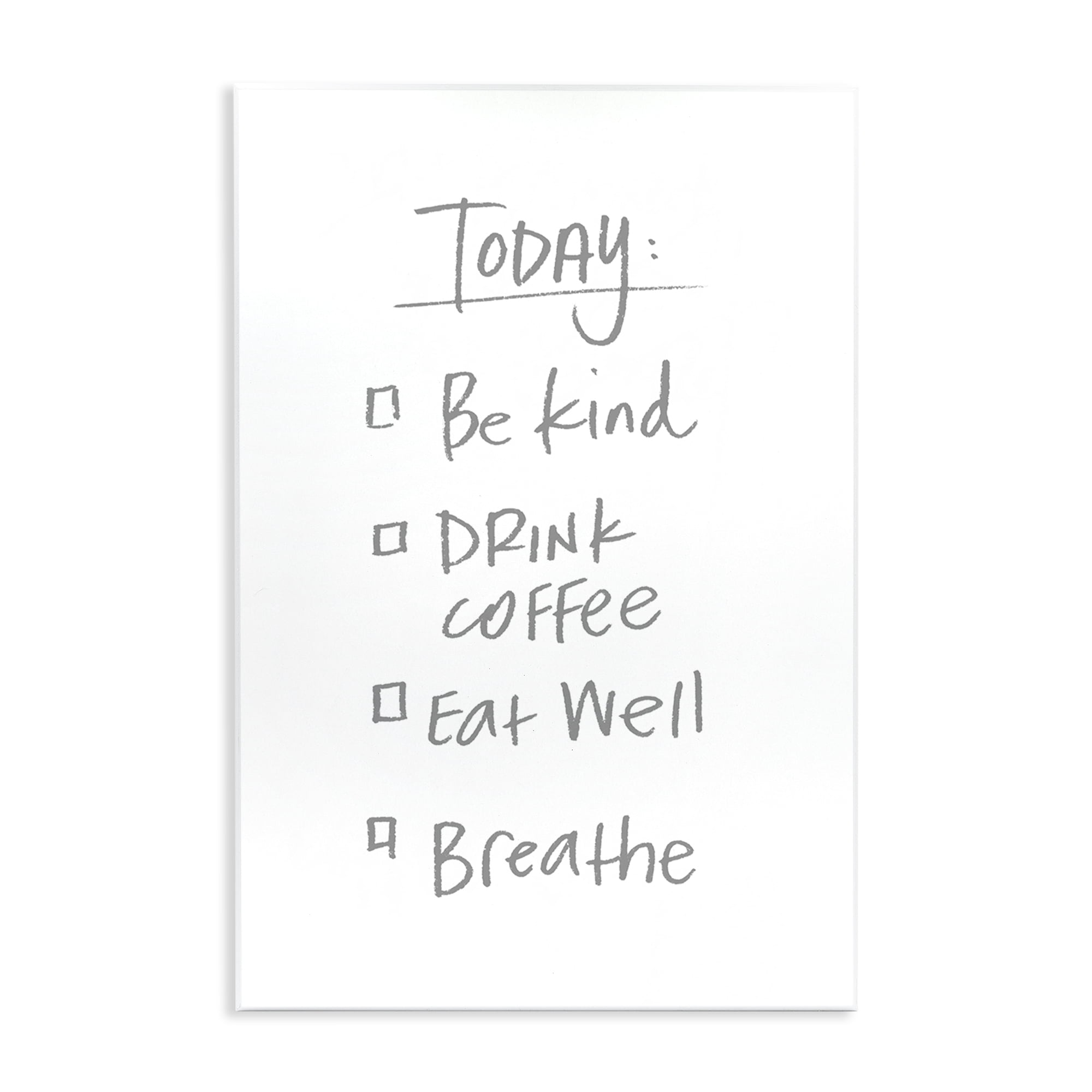 Stupell Industries Simple Today's Checklist Wall Plaque Art, design by SD Graphics Studio